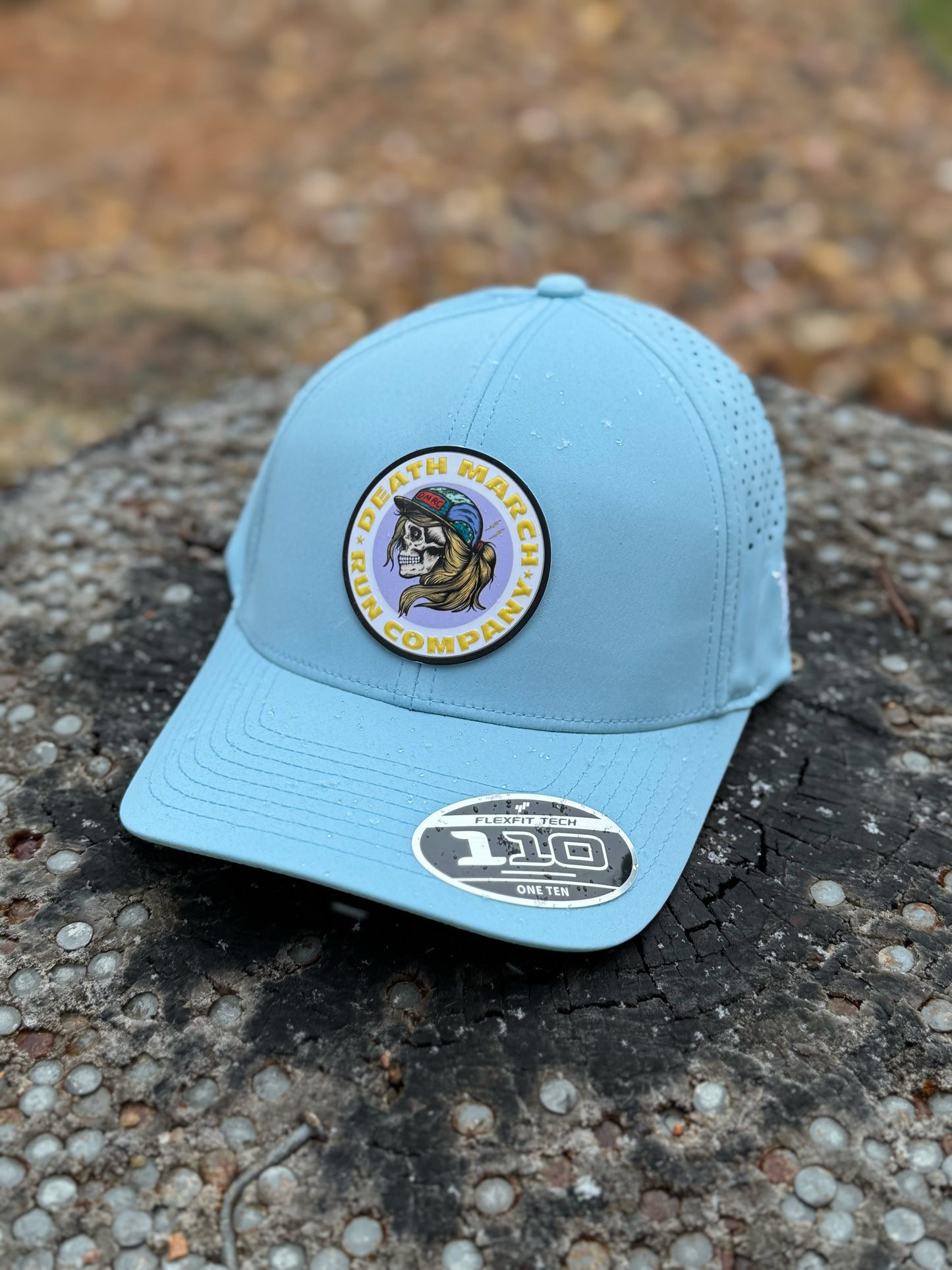 DMRC Women's Logo Performance Hat - Sky Blue Curved Bill