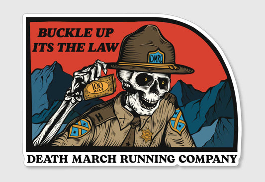 Buckle Up Officer Sticker