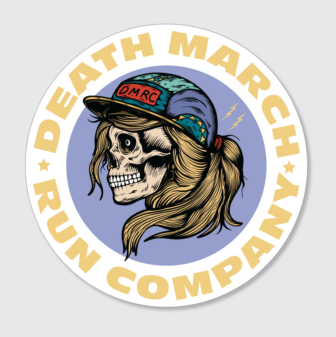 DMRC 5-Panel Female Logo Sticker – Death March Running Company