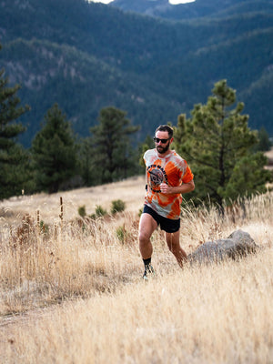 DMRC Performance Tech Tee - Orange Tie Dye