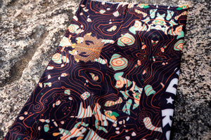 DMRC Summer Weight Neck Gaiter - Black Topo