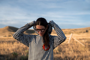 DMRC Performance Sun Hoodie - Houndstooth