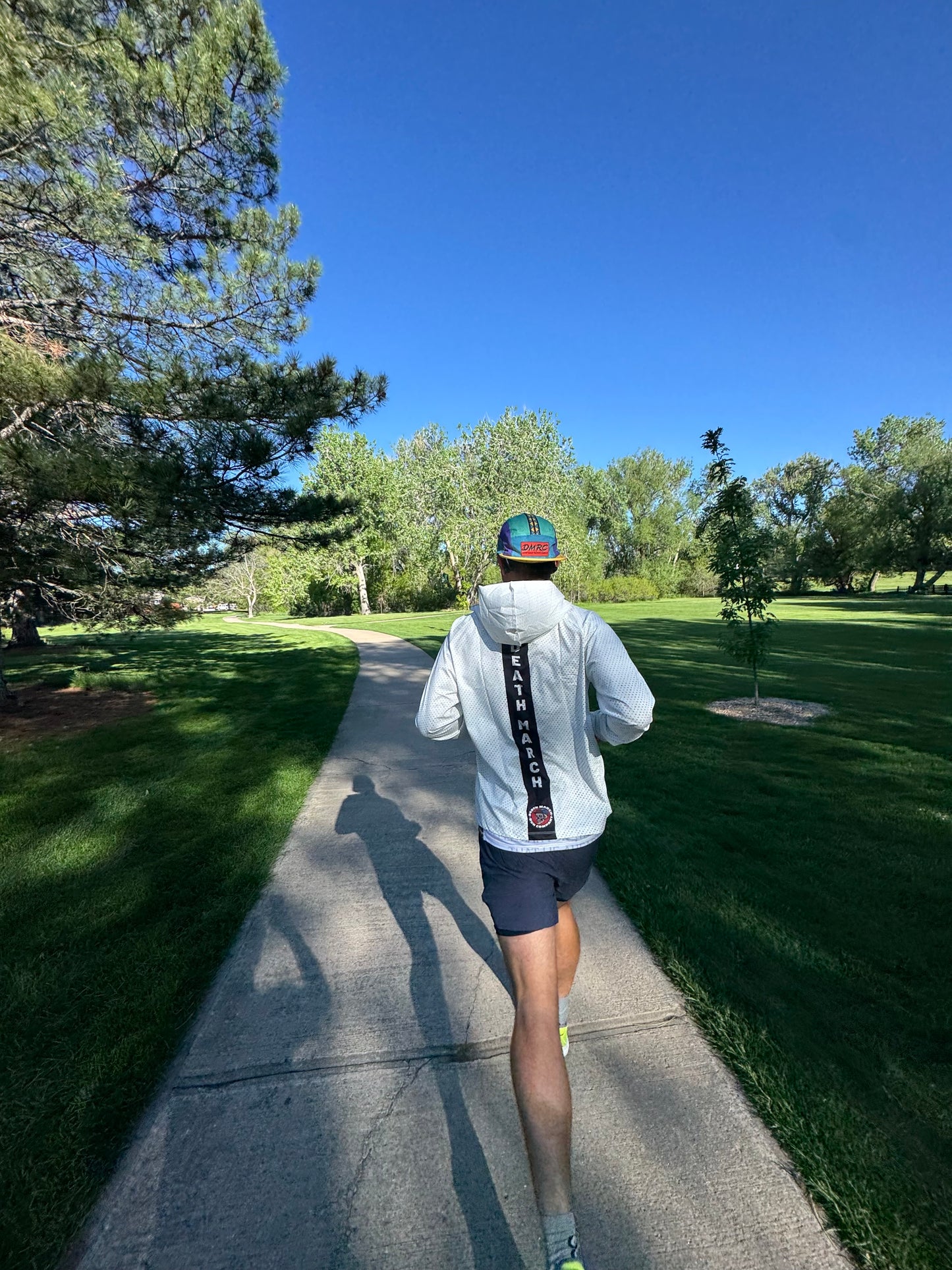 DMRC Performance Run Hoodie - White