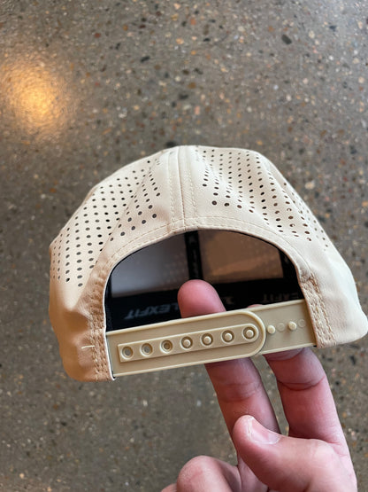 DMRC Logo Performance Hat - Desert Flat Brim