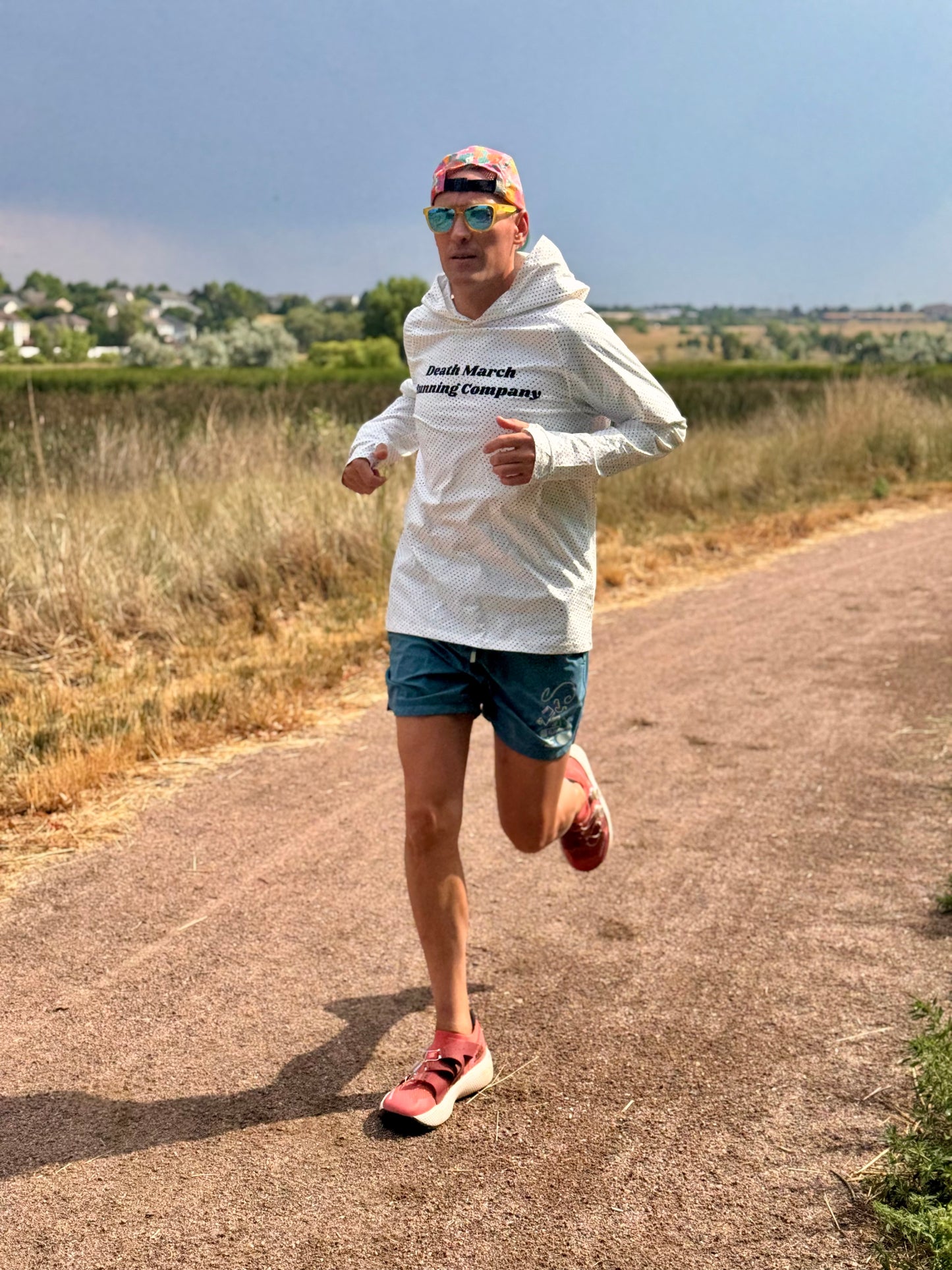 DMRC Performance Run Hoodie - White