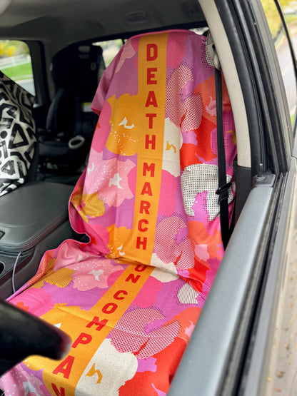 DMRC Car Seat Towel Cover - Flowers