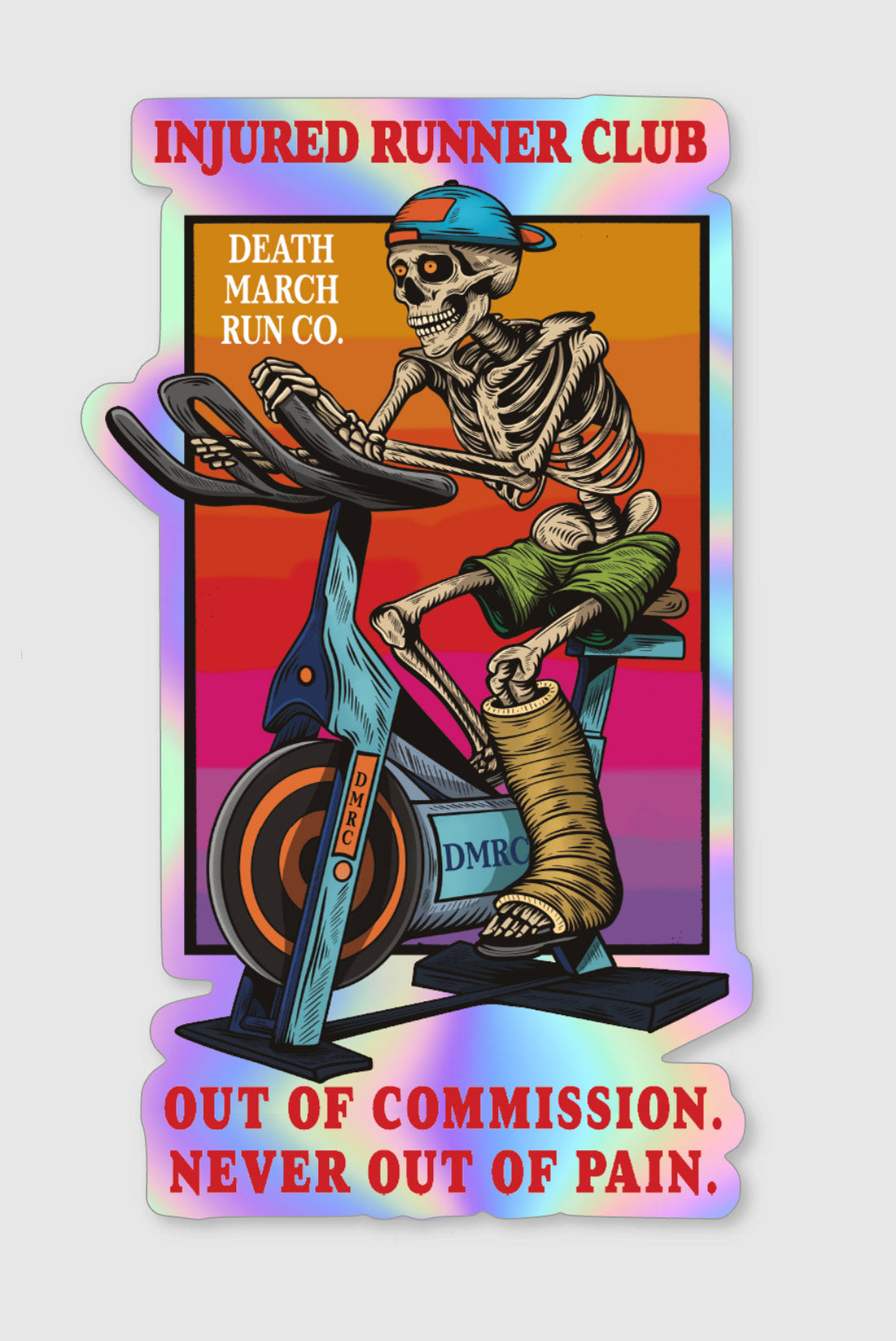 Injured Runners Club Sticker