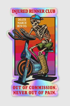 Injured Runners Club Sticker