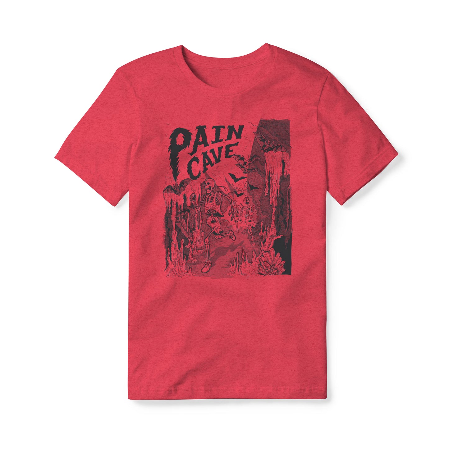 Pain Cave - Heathered Red