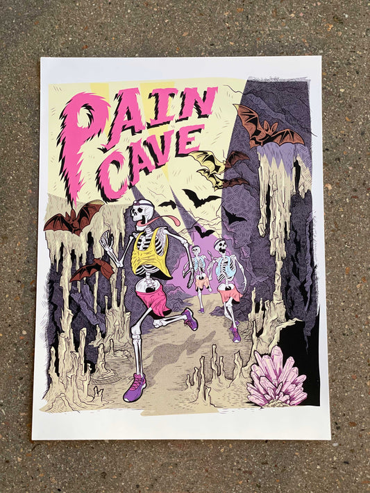 Pain Cave - 18x24 Poster