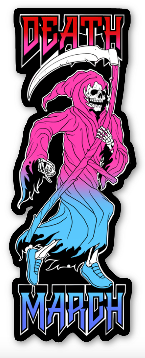 Running with the Reaper Sticker