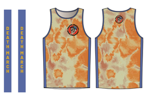 DMRC Men's Race Singlet - Orange Tie Dye