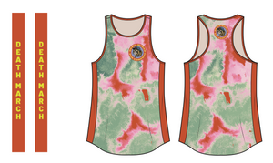 DMRC Women's Race Singlet - Neon Tie Dye