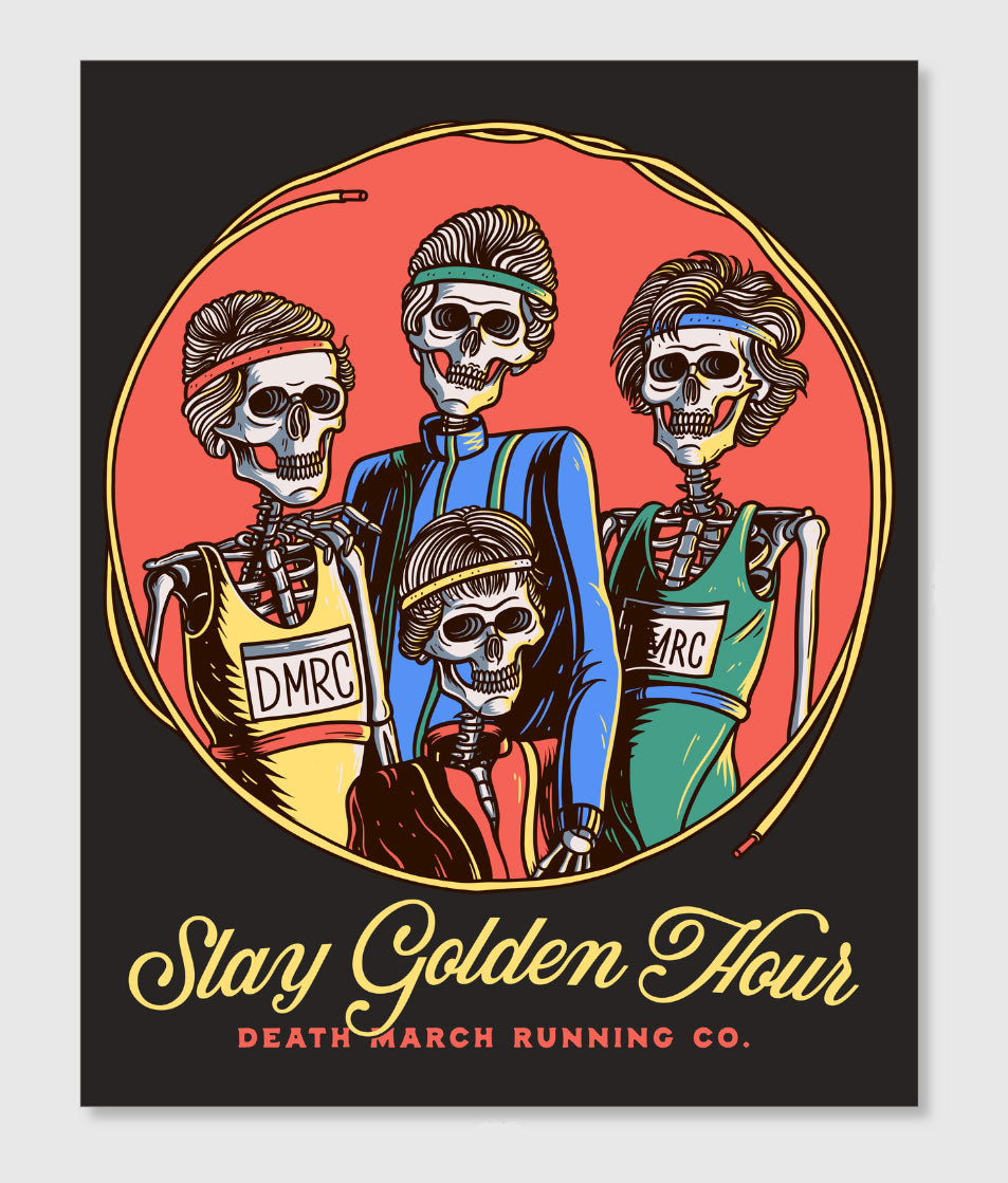 Slay Golden Hours Sticker