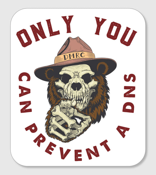 Only You Can Prevent a DNS Sticker