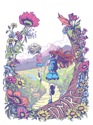 Wildflowers Tee - Peach