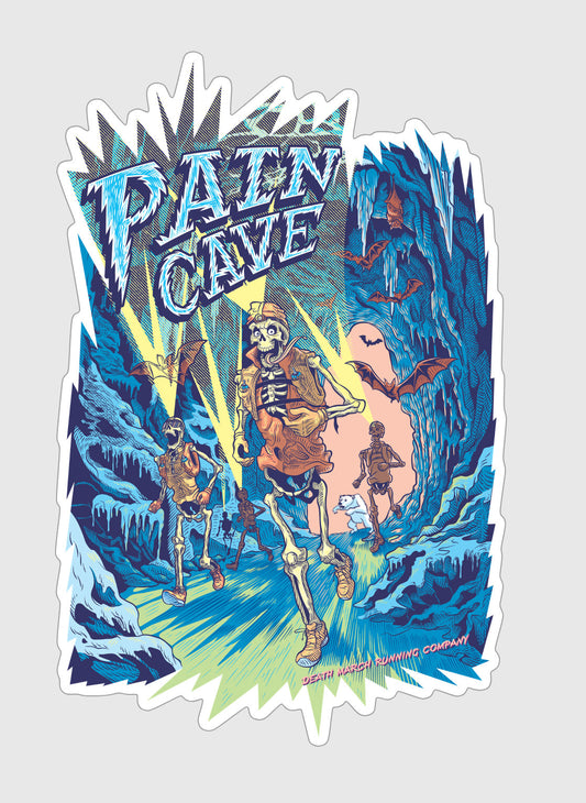 Winter Pain Cave Sticker