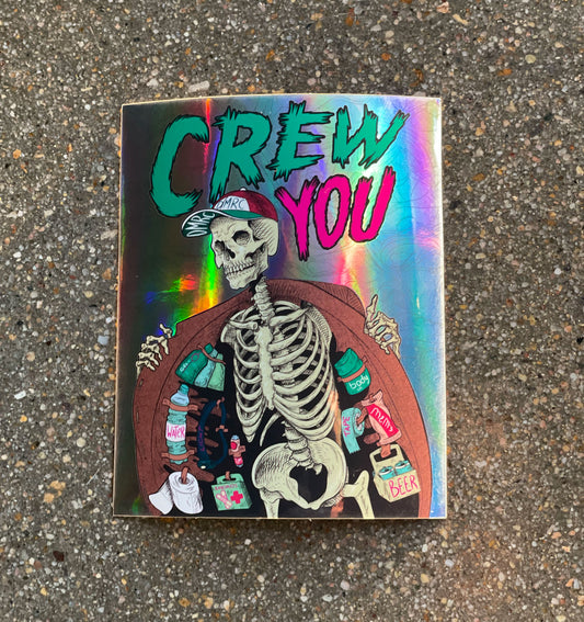 Crew You Sticker