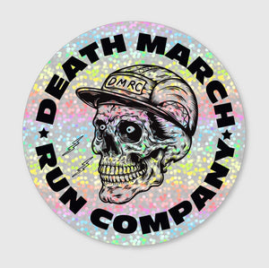 DMRC 5-Panel Logo Sticker - Glitter