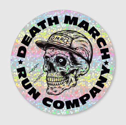 DMRC 5-Panel Logo Sticker - Glitter