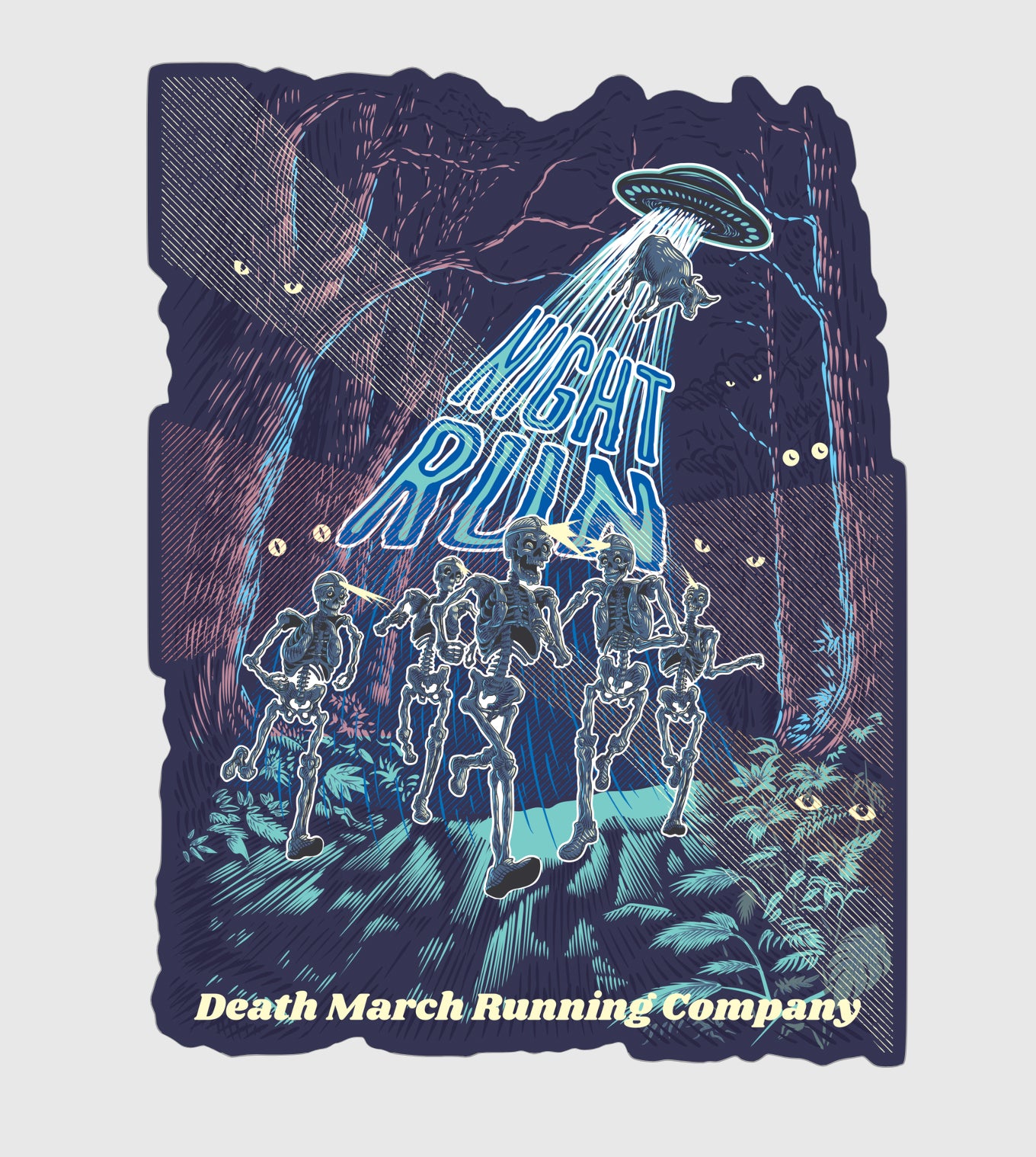 Night Run "Aliens" Sticker