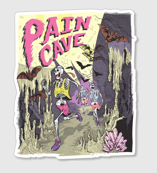 Pain Cave Sticker