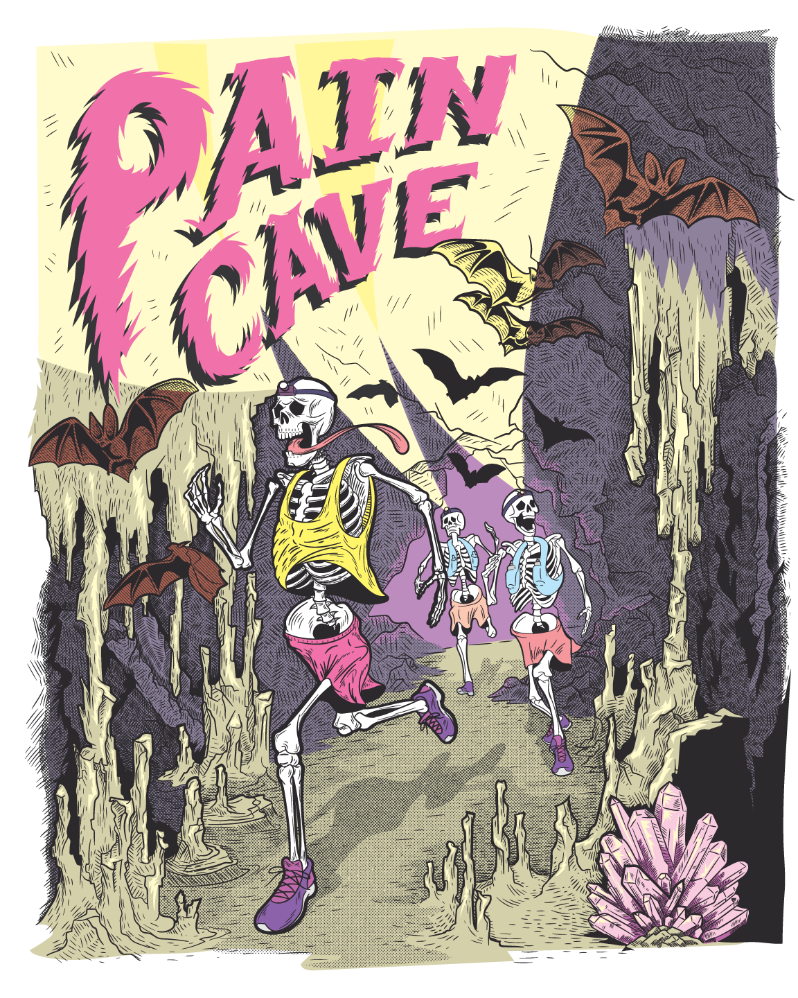 Pain Cave - Dark Heathered Purple