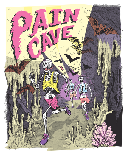 Pain Cave - Dark Heathered Purple