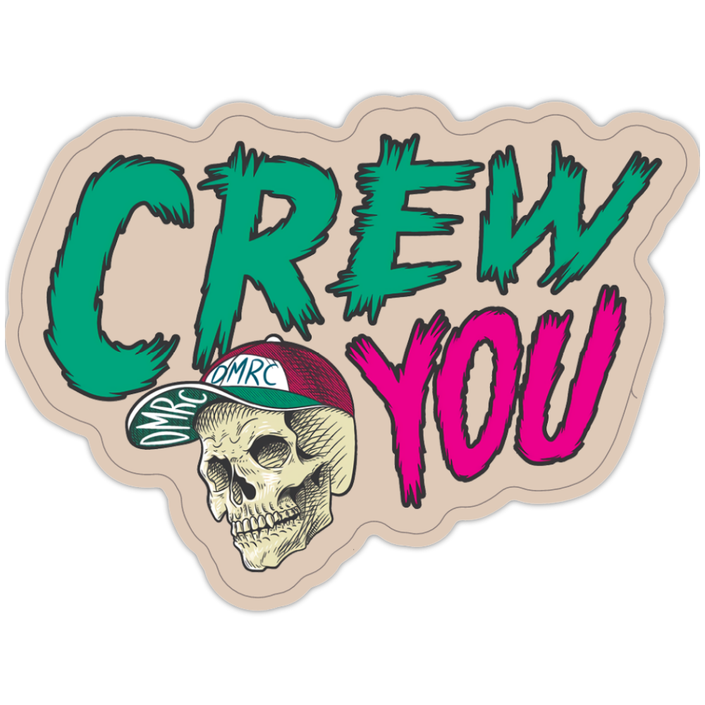 Crew Do Sticker Crew You Icon Sticker – Death March Running Company