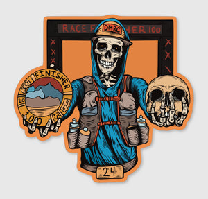 Show up or Blow Up Sticker